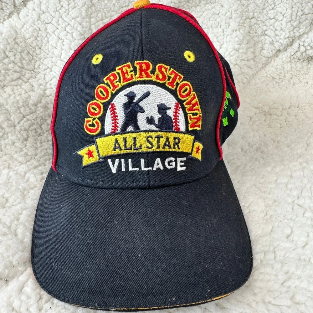 Legend Unisex Cooperstown All Star Village Hat L/XL Black Baseball Cap